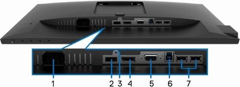 Dell P2219H Display Port+HDMI 1920x1080 21.5in Monitor, Black (Renewed) in Kuwait