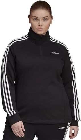 adidas Women's Essentials 3-Stripes Quarter Zip Fleece in Saudi Arabia