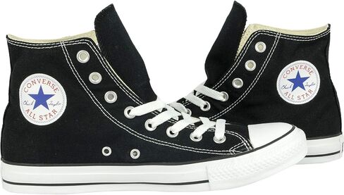 Converse Chuck Taylor All Star High Top Sneaker, Black, 13 Women/11 Men in Saudi Arabia