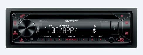 Sony MEX-N4200BT Single-Din in-Dash Built-in Bluetooth CD / MP3, AM/FM Front USB, Auxiliary, Pandora, Spotify, iHeartRadio, iPod / iPhone and Android Controls Car Stereo Receiver in Kuwait
