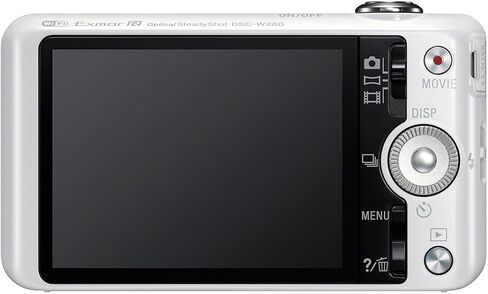 Sony DSC-WX80/W 16 MP Digital Camera with 2.7-Inch LCD (White) in Saudi Arabia