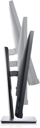 Dell P2421 24 Inch 1200p 16: 10 WUXGA FHD, شاشة IPS رفيعة الأطراف، HDMI ، DisplayPort، معتمدة من VESA، أسود، أحدث إصدار in Kuwait