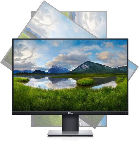 Dell P2421 24 Inch 1200p 16: 10 WUXGA FHD, شاشة IPS رفيعة الأطراف، HDMI ، DisplayPort، معتمدة من VESA، أسود، أحدث إصدار in Kuwait