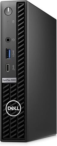Dell OptiPlex 5000 Desktop Computer - Intel Core i7 12th Gen i7-12700T Dodeca-core (12 Core) 1.40 GHz - 16 GB RAM DDR4 SDRAM - 256 GB M.2 PCI Express NVMe 3.0 x4 SSD - Micro PC - Black in Saudi Arabia