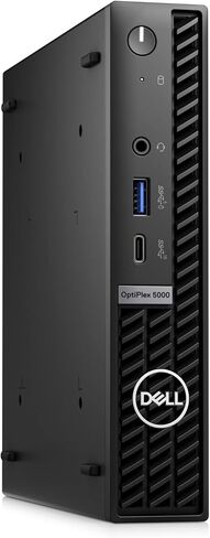 Dell OptiPlex 5000 Desktop Computer - Intel Core i7 12th Gen i7-12700T Dodeca-core (12 Core) 1.40 GHz - 16 GB RAM DDR4 SDRAM - 256 GB M.2 PCI Express NVMe 3.0 x4 SSD - Micro PC - Black in Saudi Arabia