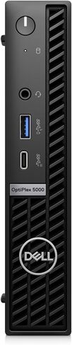 Dell OptiPlex 5000 Desktop Computer - Intel Core i7 12th Gen i7-12700T Dodeca-core (12 Core) 1.40 GHz - 16 GB RAM DDR4 SDRAM - 256 GB M.2 PCI Express NVMe 3.0 x4 SSD - Micro PC - Black in Saudi Arabia