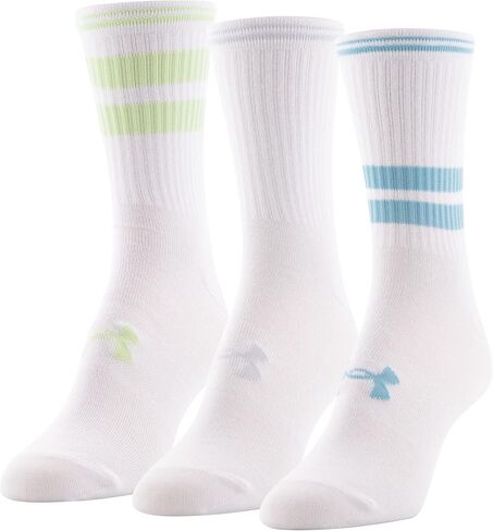 Under Armour Women's Essential Mid-Crew Socks, 3-Pairs in Kuwait