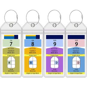 Cruise Luggage Tag Holders for Royal Caribbean & Celebrity Cruise 4 Packs, Fits All Royal Caribbean & Celebrity Cruise Line Ships & Tags for Cruises in 2024 & 2025