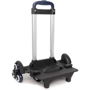 PROTAURI Backpack Trolley with 6 Wheels can Climb Stair, Foldable Rolling Luggage Cart, Adults/Student/Kid's Roller Attachment for School Bags/Backpacks