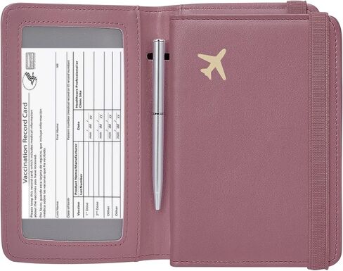 ZOPPEN Passport Holder Wallet, Passport Cover Travel Wallet Women Travel Essentials Accessories Document Organizer Travel Must Haves Rfid Blocking Cover Case for Women and Men, Blue in Kuwait