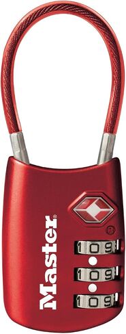 Master Lock TSA Set Your Own Combination Luggage Lock, TSA Approved Lock for Backpacks, Bags and Luggage, Colors May Vary in Saudi Arabia