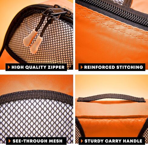Stratton 5 Set Packing Cubes, Travel Luggage Organizers with Laundry Bag in Saudi Arabia