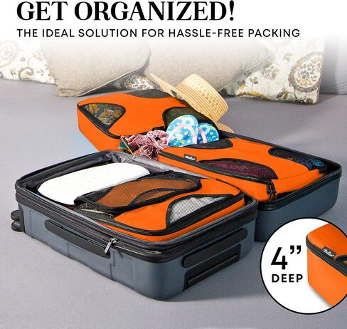 Stratton 5 Set Packing Cubes, Travel Luggage Organizers with Laundry Bag in Saudi Arabia