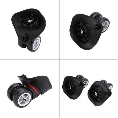 Watris Veiyi 2PCS Left and Right Suitcase Wheels Replacement, Luggage Wheels Replacement, Luggage Wheel Spare Part for Luggage Suitcase Trolley (4.1 x 1.7in) in Saudi Arabia