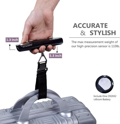 NUTRI FIT Luggage Scale Portable Handheld Baggage Scale Suitcase Scale for Travel P05 in Kuwait
