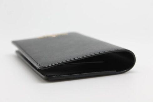 Kate Spade Staci Leather Passport Holder أسود in Kuwait