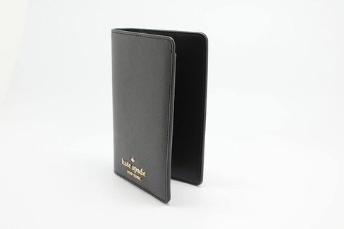 Kate Spade Staci Leather Passport Holder أسود in Kuwait