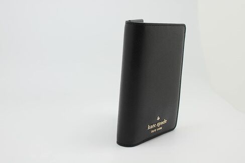 Kate Spade Staci Leather Passport Holder أسود in Kuwait