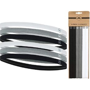 Thin Elastic Headbands for Women - Athletic Headbands - Sports Headbands Men - Soccer Headband - Workout Headbands for Women