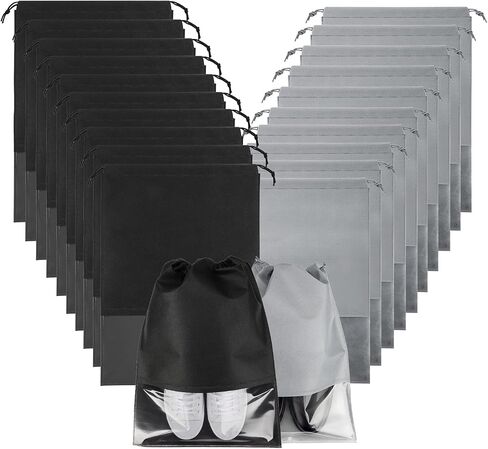 Shoe Bags for Travel,Shoe Bag Holds 3 Pair of Shoes,Shoe Storage Pouch for Travel and Daily Use,Shoe Organizer Travel Essentials for Packing in Suitcase,Waterproof in Saudi Arabia