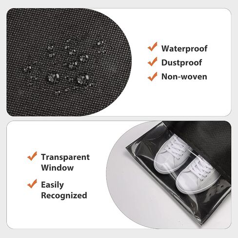 Shoe Bags for Travel,Shoe Bag Holds 3 Pair of Shoes,Shoe Storage Pouch for Travel and Daily Use,Shoe Organizer Travel Essentials for Packing in Suitcase,Waterproof in Saudi Arabia