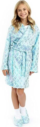 Sleep On It Girls Pajamas Robes |Fleece Bathrobes for Girls Soft Plush Sleep Robe for Kids in Kuwait