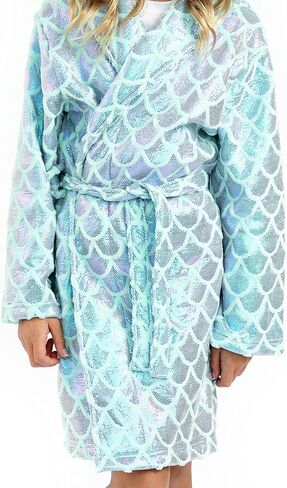 Sleep On It Girls Pajamas Robes |Fleece Bathrobes for Girls Soft Plush Sleep Robe for Kids in Kuwait