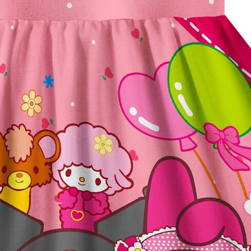 فستان MSOHGA للفتيات فستان الأميرة الخيالي ذو الطباعة الكرتونية الكاجوال in Kuwait