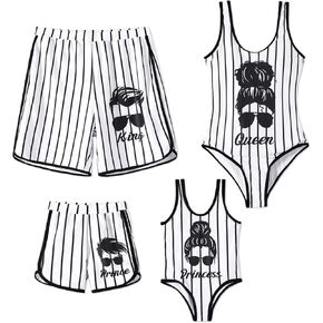 PATPAT Matching Hawaiian Swimsuits for Couples Two Piece Bikini Sets or Swim Trunks Summer Beach Vacation Swimwear