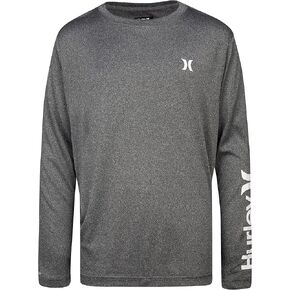 Hurley Boys' Long Sleeve UPF 50+ Rash Guard Swim Shirt