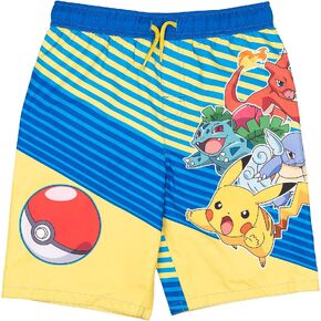 Pokemon Boys' Swimwear Bathing Suit Swim Trunks UPF 50+ Little Kid to Big Kid in Kuwait
