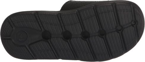 Under Armour Boys' Ignite Pro Slide, (001) Black / Black / White, 6, US in Saudi Arabia