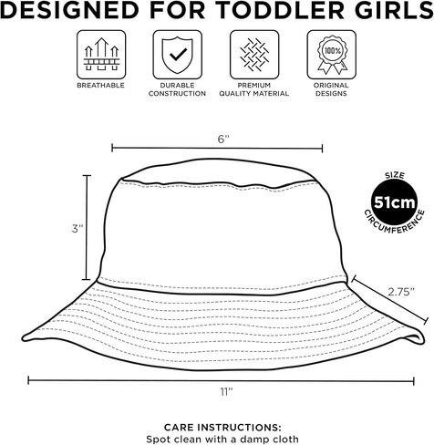 Disney Toddler Sunhat, Minnie Mouse Kids Bucket Hat and Matching Girls Baseball Cap for Beach, Size 2-4, 2-4T in Saudi Arabia