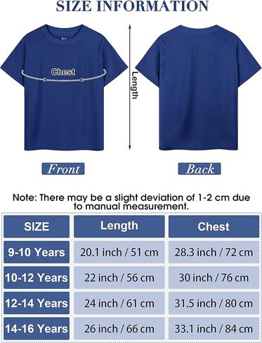 Poroka 2 Pack Boys Rash Guard UPF 50+ Short Sleeve Youth Boys Quick Dry Shirt Sun Protective Water Surf Swim Shirt in Kuwait