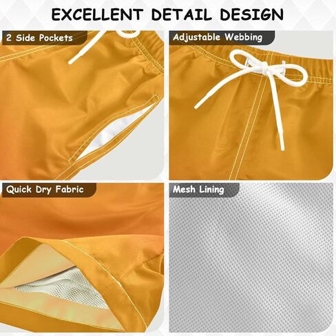 Boys Swim Trunks Summer Drawstring Toddler Swim Board Shorts Quick Dry Little Boys Bathing Suit Beach Hawaii Vacation 2T-16 in Kuwait