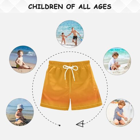 Boys Swim Trunks Summer Drawstring Toddler Swim Board Shorts Quick Dry Little Boys Bathing Suit Beach Hawaii Vacation 2T-16 in Kuwait