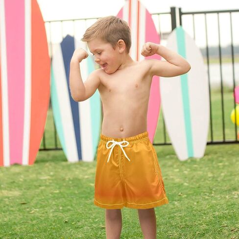 Boys Swim Trunks Summer Drawstring Toddler Swim Board Shorts Quick Dry Little Boys Bathing Suit Beach Hawaii Vacation 2T-16 in Kuwait
