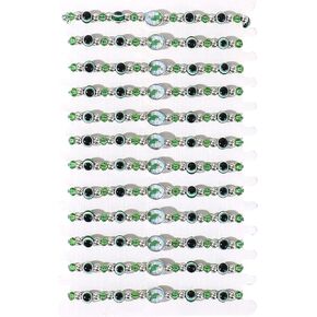 BONITTER 24/12 قطعة Braclets المكسيكي مريم العذراء سان يهوذا سوار للنساء الفتيات سلسلة حمراء عين الشر الخرز الأخضر الخلخال مجوهرات