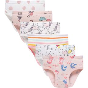 Hahan Baby Soft Cotton Panties Cotton Little Girls Underwear Toddler Briefs
