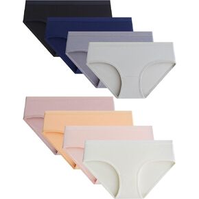 Adorel Teen Girls Cotton Brief Underwear Panties Pack of 8 in Kuwait