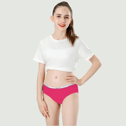 Demifill Teen Girls Underwear Cotton Briefs Panties for Teens Pack of 6 in Kuwait