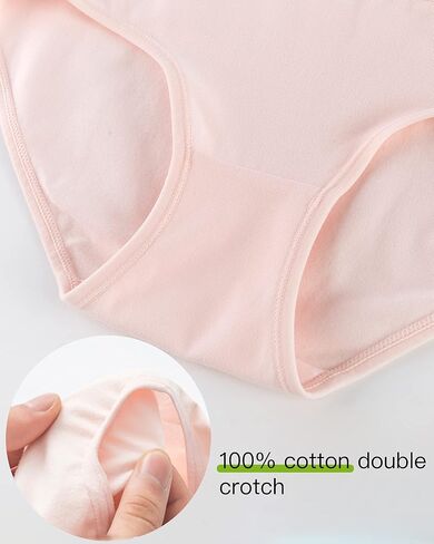 Adorel Teen Girls Cotton Brief Underwear Panties Pack of 8 in Kuwait