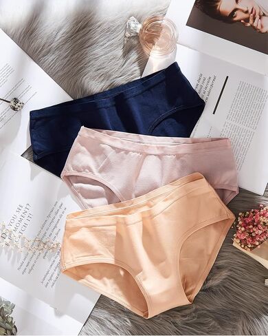 Adorel Teen Girls Cotton Brief Underwear Panties Pack of 8 in Kuwait