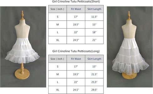 Abaowedding Flower Girls Hoopless Petticoat Crinoline Child's Tutu Underskirt Slips in Kuwait