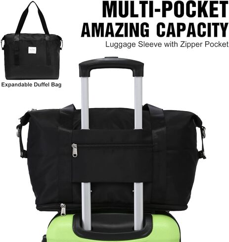 LONG VACATION Luggage Set 4 Piece Luggage ABS hardshell TSA Lock Spinner Wheels Luggage Carry on Suitcase (APPLE GREEN, 6 piece set) in Kuwait