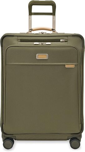Briggs & Riley Baseline Medium 26 Inch Expandable Softside Checked, Plum in Saudi Arabia