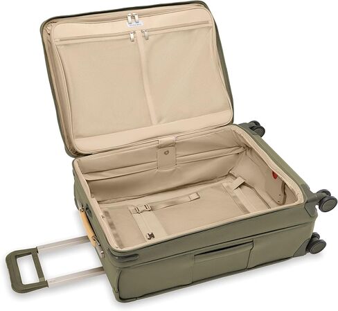 Briggs & Riley Baseline Medium 26 Inch Expandable Softside Checked, Plum in Saudi Arabia
