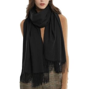 Womens Winter Scarf Cashmere Feel Pashmina Shawl Wraps Soft Warm Blanket