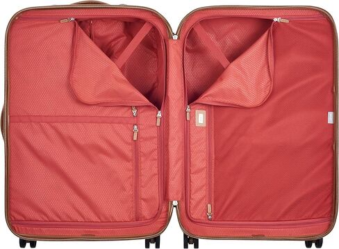 حقيبة الأمتعة DELSEY Paris Chatelet Air ذات الجوانب الصلبة، عجلات دوارة، بني شوكولاتة، مقاس متوسط ​​24 بوصة in Kuwait