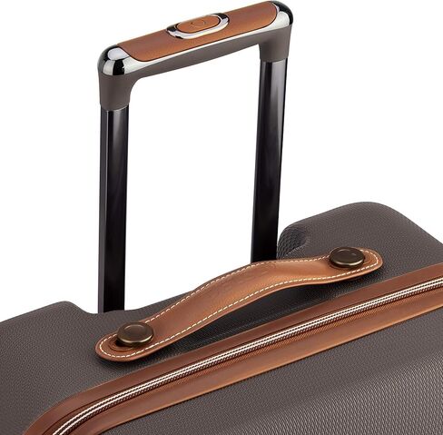 حقيبة الأمتعة DELSEY Paris Chatelet Air ذات الجوانب الصلبة، عجلات دوارة، بني شوكولاتة، مقاس متوسط ​​24 بوصة in Kuwait